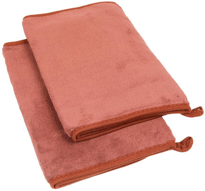 Cutting EDGE Essentials Microfiber Cleaning Cloth Thick Lint & Scratch Free (Set Of 2, Medium, Brown) Dry Microfiber Cleaning Cloth(2 Units)