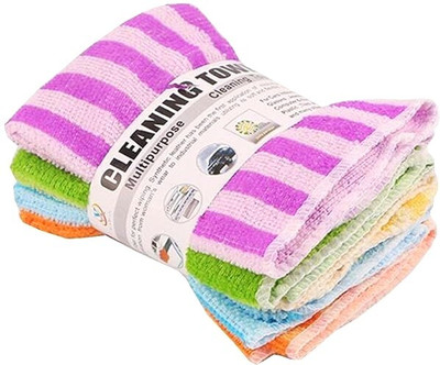 bazzarhive BazzarHive Dry Microfiber Cleaning Cloth(5 Units)