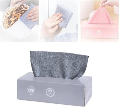 DIYAL ENTERPRISE Microfiber Cleaning Cloth - 20 PCS (Pack of 1) Reusable Wet and Dry Non-woven Cleaning Cloth(20 Units)