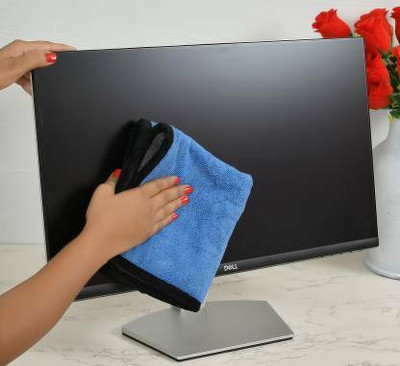 WebDealz Pack of 3 Heavy Double Sided Microfiber Cloth for Cleaning MCT30x3.251 Sponge Wipe(Regular)