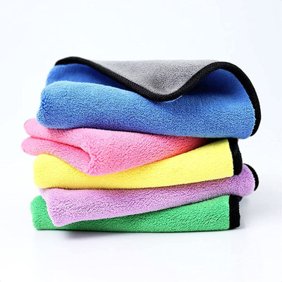Onlinch 2Pcs Microfiber Cleaning Cloth - Multicolor Kitchen Cloth Cleaning Towel Wet and Dry Microfiber Cleaning Cloth(2 Units)