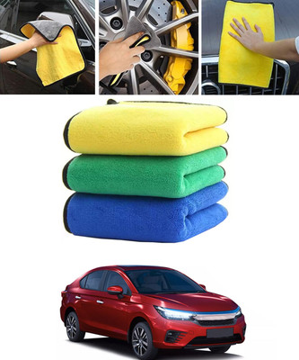 MATIES Multi-Purpose Super Soft Absorbent Cleaning Towels for Car-172 Wet and Dry Microfiber Cleaning Cloth(3 Units)
