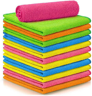 Airmate Microfiber Cloth Wet and Dry Microfiber Cleaning Cloth(12 Units)