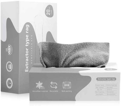 PAXONIC Reusable kitchen Cleaning & Drying clothes with Dispenser Box (pack 20 clothes) Wet Microfiber Cleaning Cloth