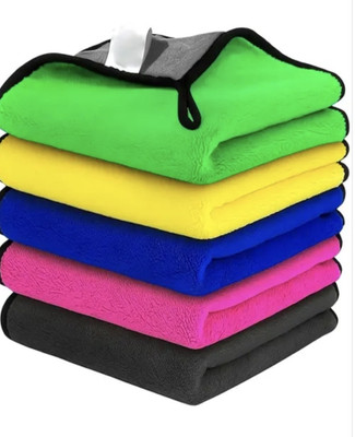 sr enterprises Wet and Dry Microfiber Cleaning Cloth(3 Units)