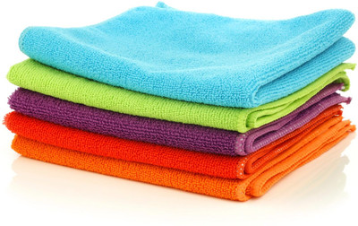 FAZZUL Wet and Dry Microfiber Cleaning Cloth(4 Units)