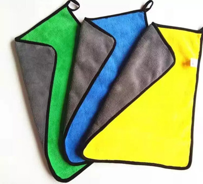 AM Creations Pack of 3 Lint Free Dual Sided Vehicle, Glass & floor Cleaning Cloth AC2.689 Wet and Dry Microfiber Cleaning Cloth(3 Units)