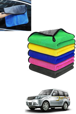 MATIES Multi-Purpose Super Absorbent Soft Cleaning Towels for Car-121 Wet and Dry Microfiber Cleaning Cloth(5 Units)