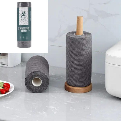 Dejmin Durable Kitchen Scrub Cloth, Microfiber Cleaning Cloth Roll(set for 25 pcs) Wet and Dry Polypropylene Cleaning Cloth