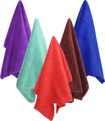 KUBER INDUSTRIES Wet and Dry Microfiber Cleaning Cloth(5 Units)