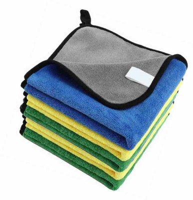 TaskTidy Microfiber Vehicle Washing  Cloth(Pack Of 4, 600 GSM)