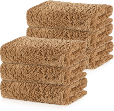 KUBER INDUSTRIES 6 Pcs 30x60 cm Microfiber Cleaning Cloth for Window, Car and Bike | Brown Wet and Dry Microfiber Cleaning Cloth(6 Units)