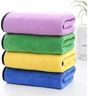 Manav Pack of 5 Lint Free Dual Sided Vehicle, Glass & floor Cleaning Cloth NCC1.511 Wet and Dry Microfiber Cleaning Cloth(5 Units)