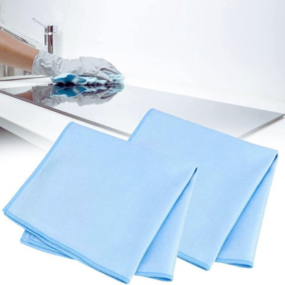 MICROSHINE Microfiber Glass Cleaning Towel Barb Weave310 Wet and Dry Microfiber Cleaning Cloth(2 Units)