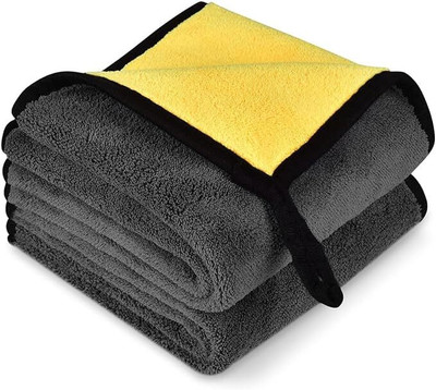 PITRADEV Microfiber Vehicle Washing  Cloth(Pack Of 2, 800 GSM)