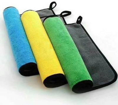 HoneyEretail Microfiber Vehicle Washing  Cloth(Pack Of 3)