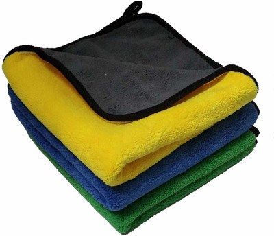TaskTidy Microfiber Vehicle Washing  Cloth(Pack Of 6, 600 GSM)