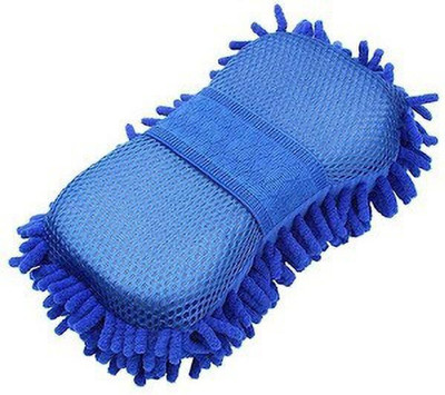 Zaoeri Car Cleaning Sponge Brush Microfiber Vehicle Washing Sponge Wet and Dry Microfiber Cleaning Cloth