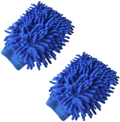 Gift Corner Fabric Vehicle Washing  Hand Glove(Pack Of 2)