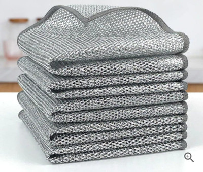 BD Astro Non Scratch Dish Wash Cloths, 5 Piece Set Dry Microfiber Cleaning Cloth(5 Units)