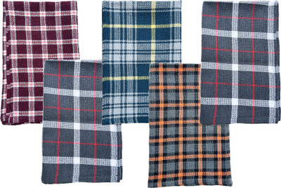 Gopika Set of 5 Cotton Multipurpose Wet and Dry Cotton Cleaning Cloth(5 Units)