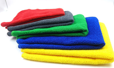 Omiyage 240GSM Wet and Dry Microfiber Cleaning Cloth(3 Units)