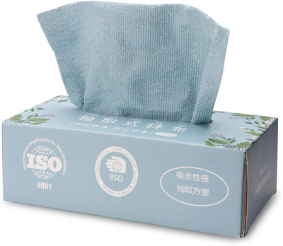 MELUDI Reusable Microfiber Cleaning and Drying Wipes with Dispenser Box Wet and Dry Cotton Cleaning Cloth(20 Units)