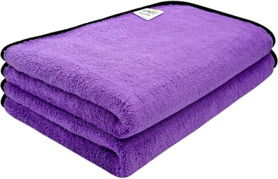 SOFTSPUN 900 GSM, Microfiber Double Layered Silk Banded Edge Cloth 40x60 CM Wet and Dry Microfiber Cleaning Cloth(2 Units)