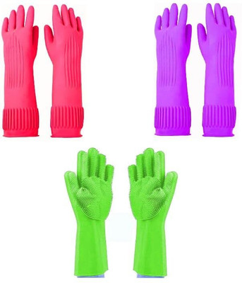 DHONI Wet and Dry Glove Set(Free Size Pack of 3)