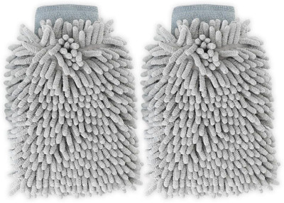KUBER INDUSTRIES Wet and Dry Glove Set(Free Size Pack of 2)