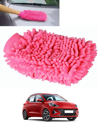 MSNP Multicolour Microfiber Hand Glove Cleaning Duster For Car/Home/Office-123 Wet and Dry Glove(Free Size)