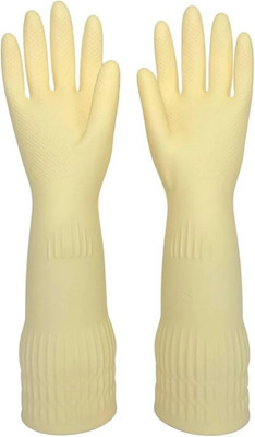 RBGIIT Cleaning Washing Working Painting Gardening Pet Care Hand Gloves For Washing Wet and Dry Glove(Medium)