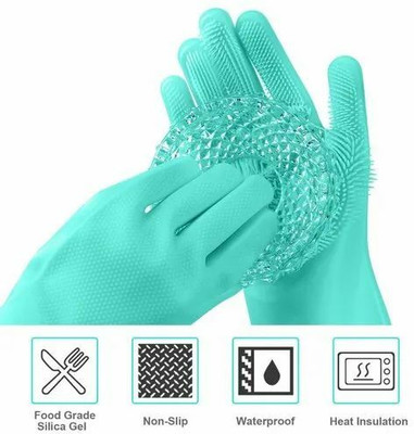 TRUETAG Wet and Dry Glove Set(Free Size Pack of 2)