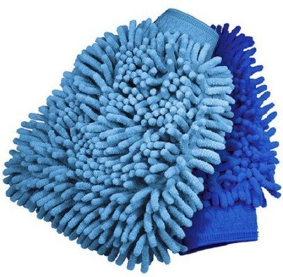 SBTs Double Side Duster Glove Wet and Dry Glove Set(Free Size Pack of 2)