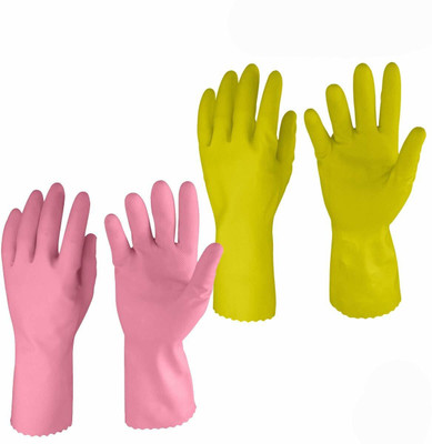 Masox Store Wet and Dry Disposable Glove Set(Medium Pack of 4)