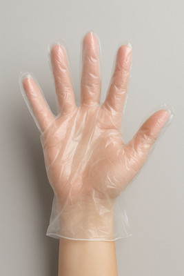 PTI Wet and Dry Disposable Glove Set(Free Size Pack of 100)