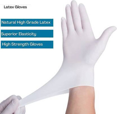 CareHut Wet and Dry Disposable Glove Set(Medium Pack of 70)