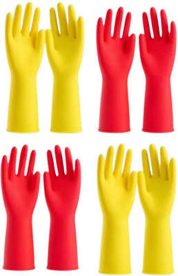 MPR4 Gloves Wet and Dry Glove Set(Free Size Pack of 4)
