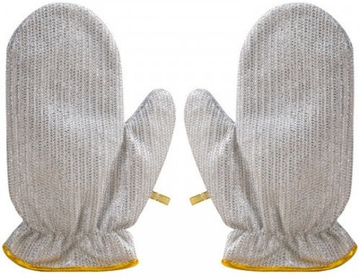 Balkarishna REUSABLE WIRE DISHWASHING GLOVES ( 1 PIECE ) Wet and Dry Glove(Free Size)