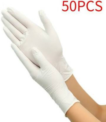 CareHut Wet and Dry Disposable Glove Set(Large Pack of 50)