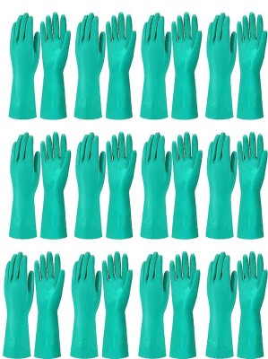 RBGIIT Household Reusable Kitchen Hand Protection Non-Slip Cooking Wash Bathroom Car Wet and Dry Glove Set(Free Size Pack of 12)