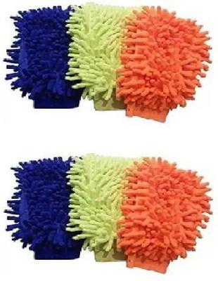 SBTs Wet and Dry Glove Set(Free Size Pack of 6)