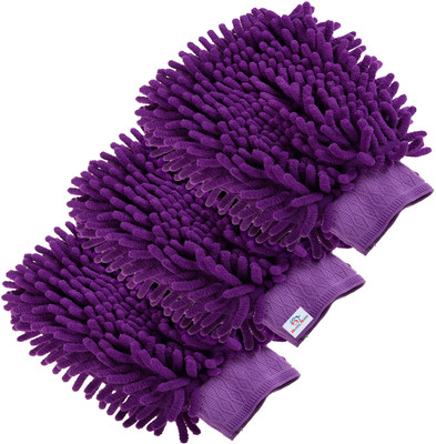 Heart Home Wet and Dry Glove Set(Free Size Pack of 3)