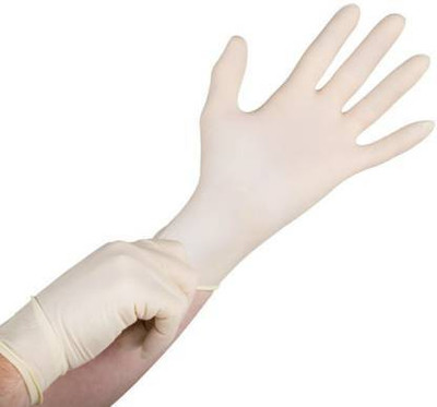CareHut latex gloves 10 Wet and Dry Disposable Glove Wet and Dry Disposable Glove Set(Medium Pack of 10)