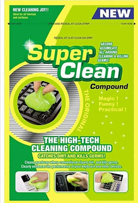 D-mark Computer Laptop Home & Office Window Grill Electronics Cleaning Gel in Pouch for Computers, Laptops, Mobiles(Super Clean Magic Gel Cleaner for Car Interior Dust Cleaner for Keyboard) D-mark Computer Laptop Home & Office Window Grill Electronics Cleaning Gel in Pouch for Computers, Laptops, Mobiles(Super Clean Magic Gel Cleaner for Car Interior Dust Cleaner for Keyboard)
