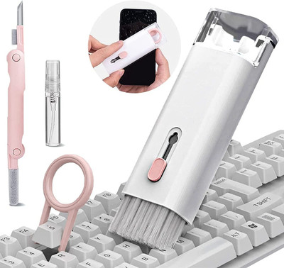 PRIMEFAIR 7 IN 1 ELECTRONIC KEYBOARD CLEANER KIT for Computers(7 in 1 Electronic Cleaner kit, Cleaning Kit for Monitor Keyboard MacBook iPad)