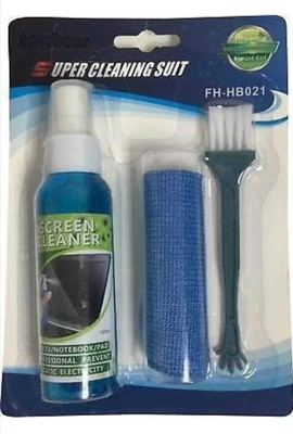 Maira Screen Cleaner with Micro Fiber Cloth & Brush 3 in 1 set for PC,Laptops,Mobiles for Computers, Gaming, Laptops, Mobiles(CLEANKIT-038)