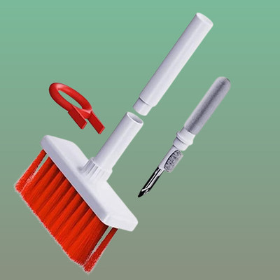 Thrynis 5-in-1 Wiping Keypad Bristle for Laptops, Computers, Gaming, Mobiles(5in1keybboard635)