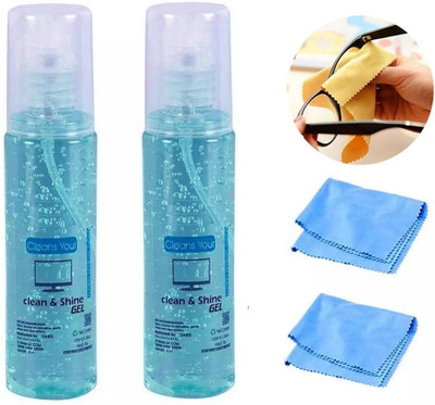 Wanzhow Screen Cleaner Laptop Cleaning kit Laptop Cleaner kit LCD Cleaning kit Solution for Mobiles, Laptops, Gaming, Computers(Spray MultiPurpose gel for Mobile Laptop desktop camera Lens Tab LCD Display) Wanzhow Screen Cleaner Laptop Cleaning kit Laptop Cleaner kit LCD Cleaning kit Solution for Mobiles, Laptops, Gaming, Computers(Spray MultiPurpose gel for Mobile Laptop desktop camera Lens Tab LCD Display)