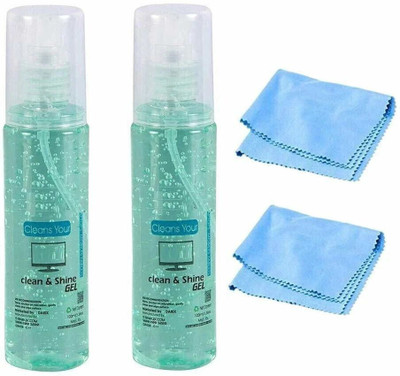 Computrade Screen Cleaner Kit 100 ml for LED and LCD TV, Computer Monitor, Laptop, and iPad Screens - Pack of 2 for Computers, Mobiles, Laptops(Screen Cleaner Kit 100 ml for LED and LCD TV, Computer Monitor, Laptop, and iPad Screens - Pack of 2)